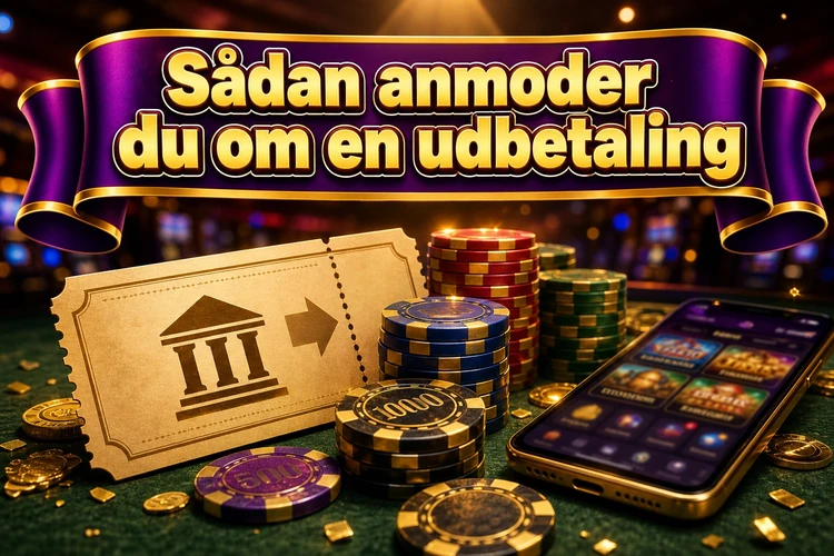Sådan anmoder du om en udbetaling